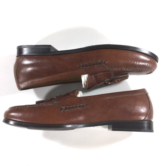 Cole Haan Slip On Tassel Loafers Mens Size 12 M Brown Leather C06982 main image 8